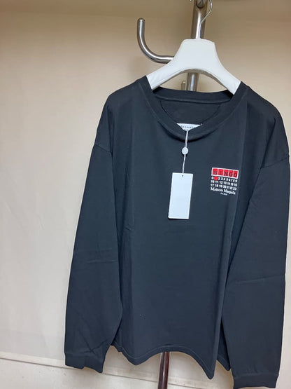 S 25aw Margiela Destroyed Logo Long T-Shirt 18934 #QYDYEX
