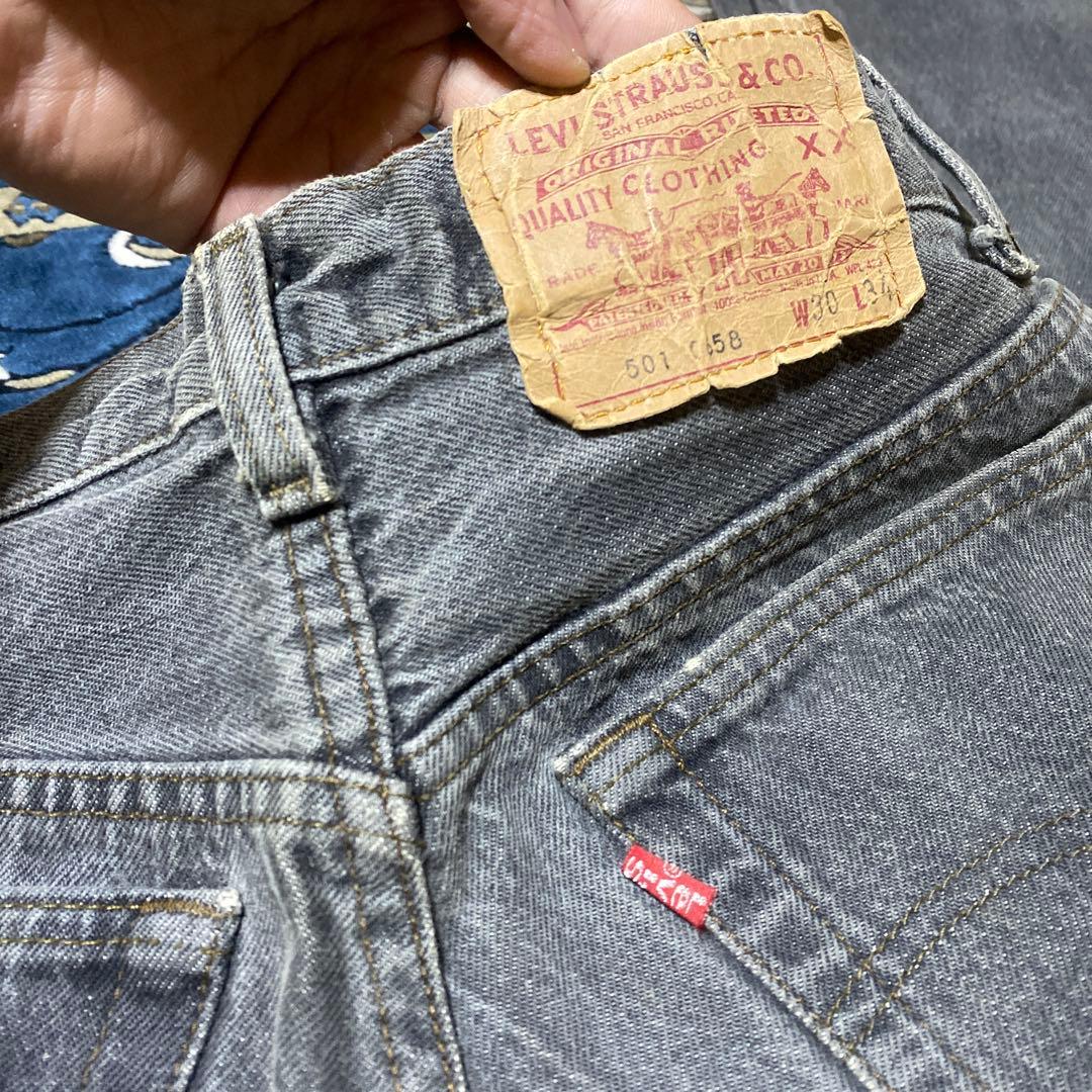 80’s USA Levi’s 501 RARE BLACK DENIM #QYABT7