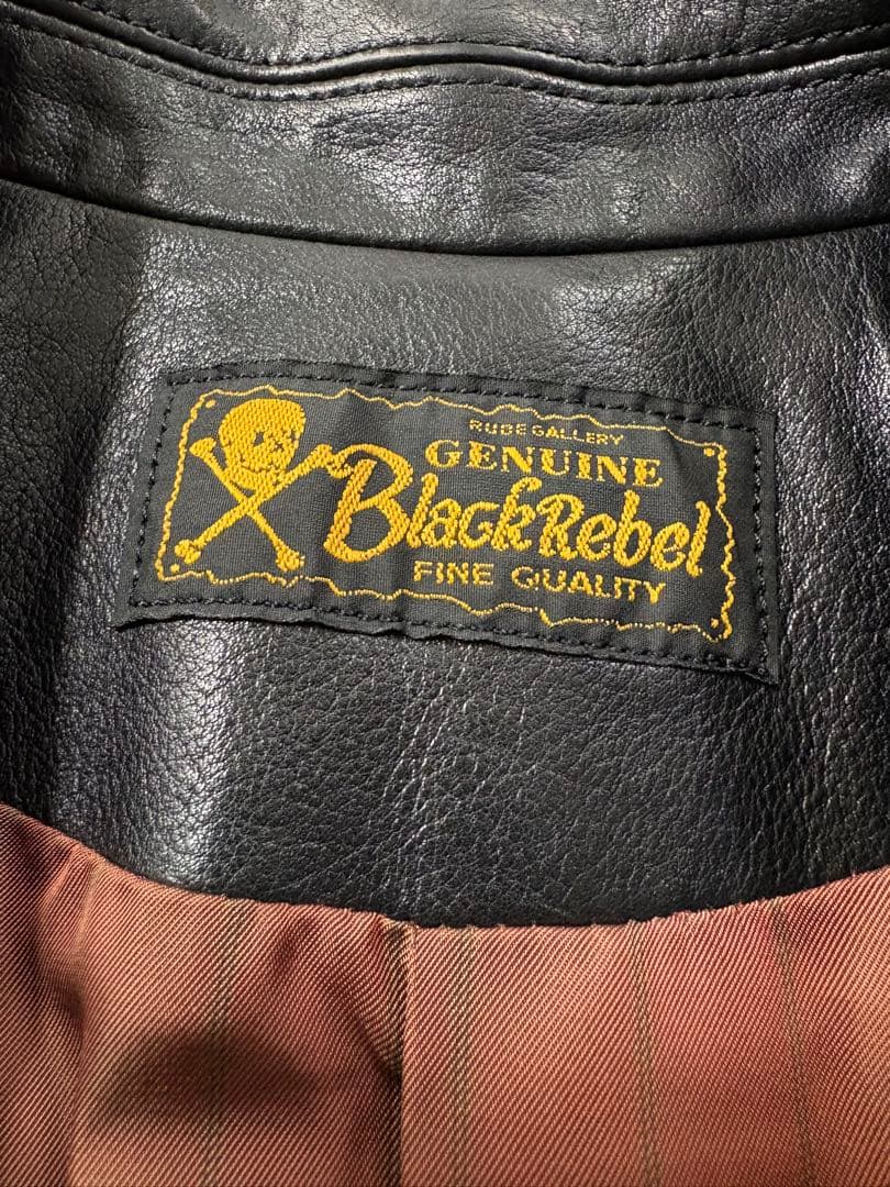 Rude Gallery Black Rebel Leather Tailored Jacket by Yusuke Chiba #QYAIXU