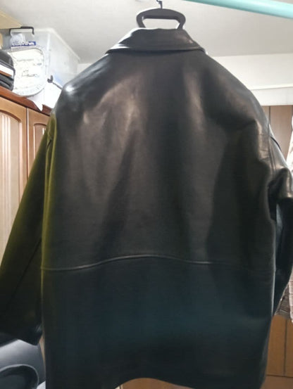 MID LENGTH DAPPER COAT cow leather #QY7QIN