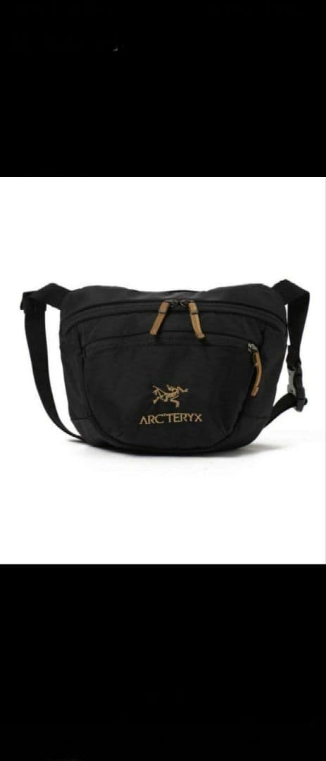 ARC'TERYX x BEAMS Special Order Mantis 2 Waist Pack Gold Black #QYGXSA