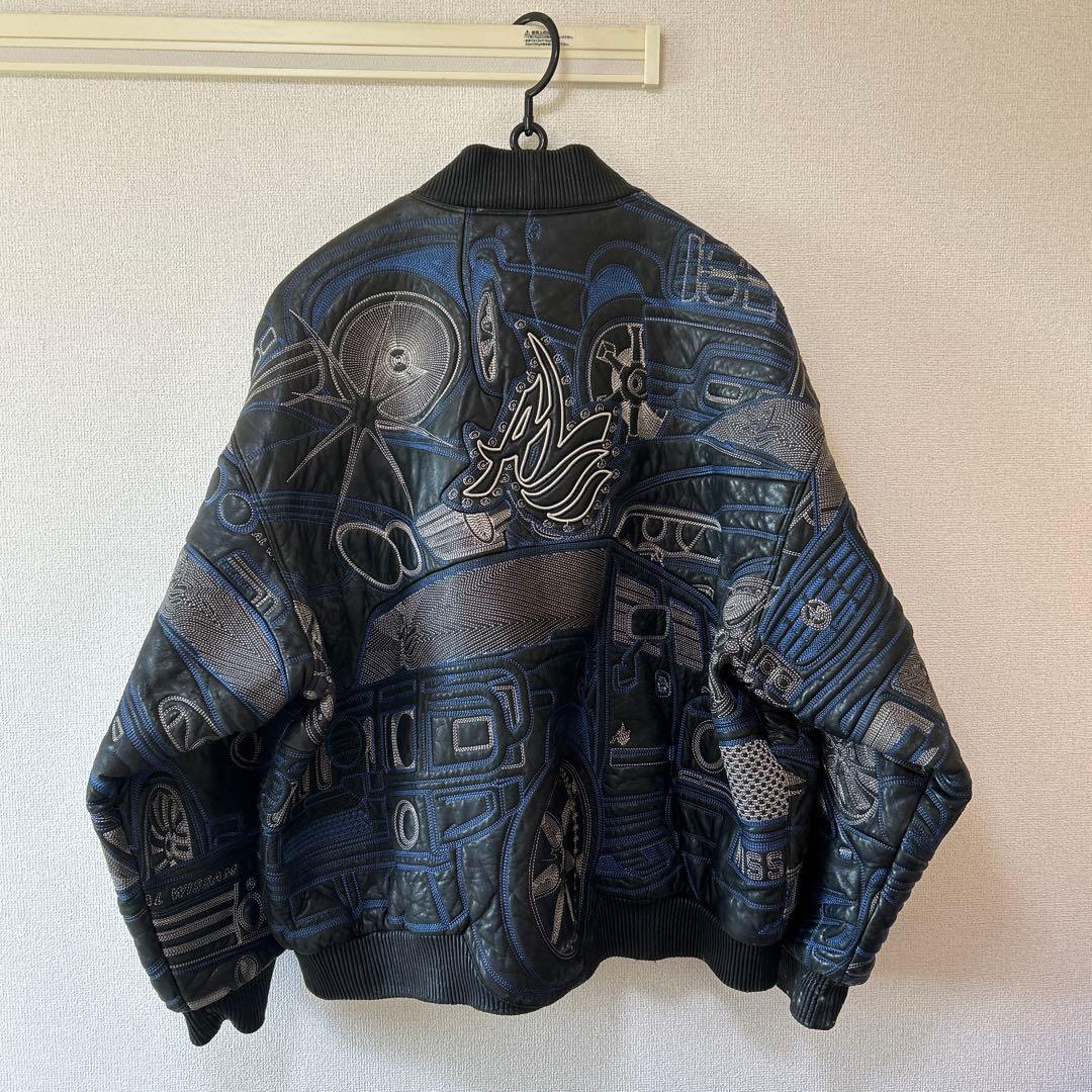 AL WISSAM fully embroidered leather jacket #QYGB7G