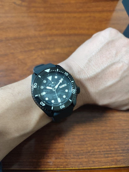 SEIKO Winding Diver's Watch Black Horikome #QY7Y9E