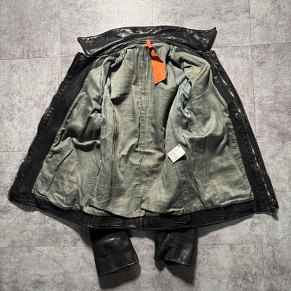 Archive incarnation leather jacket CCP Carpe #QY6GFG