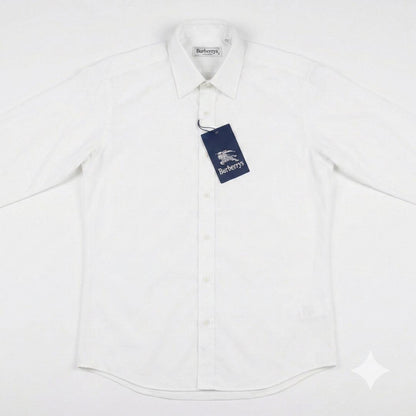 Burberry's White Knight Shirt, Sizes 43-82 #QYAQ35