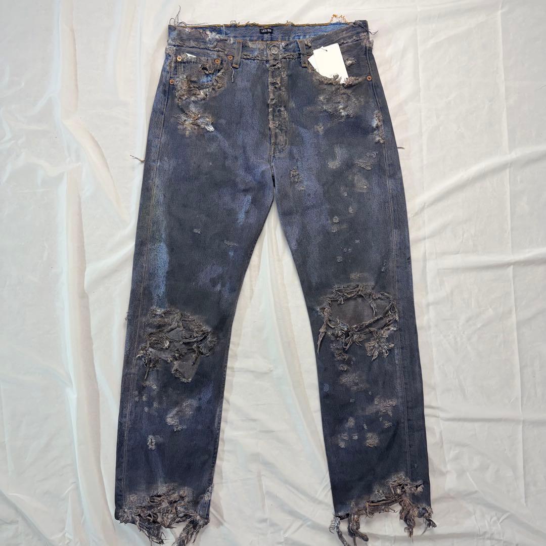 Les Six Levi's Remake Destroy Denim #QYGC1E