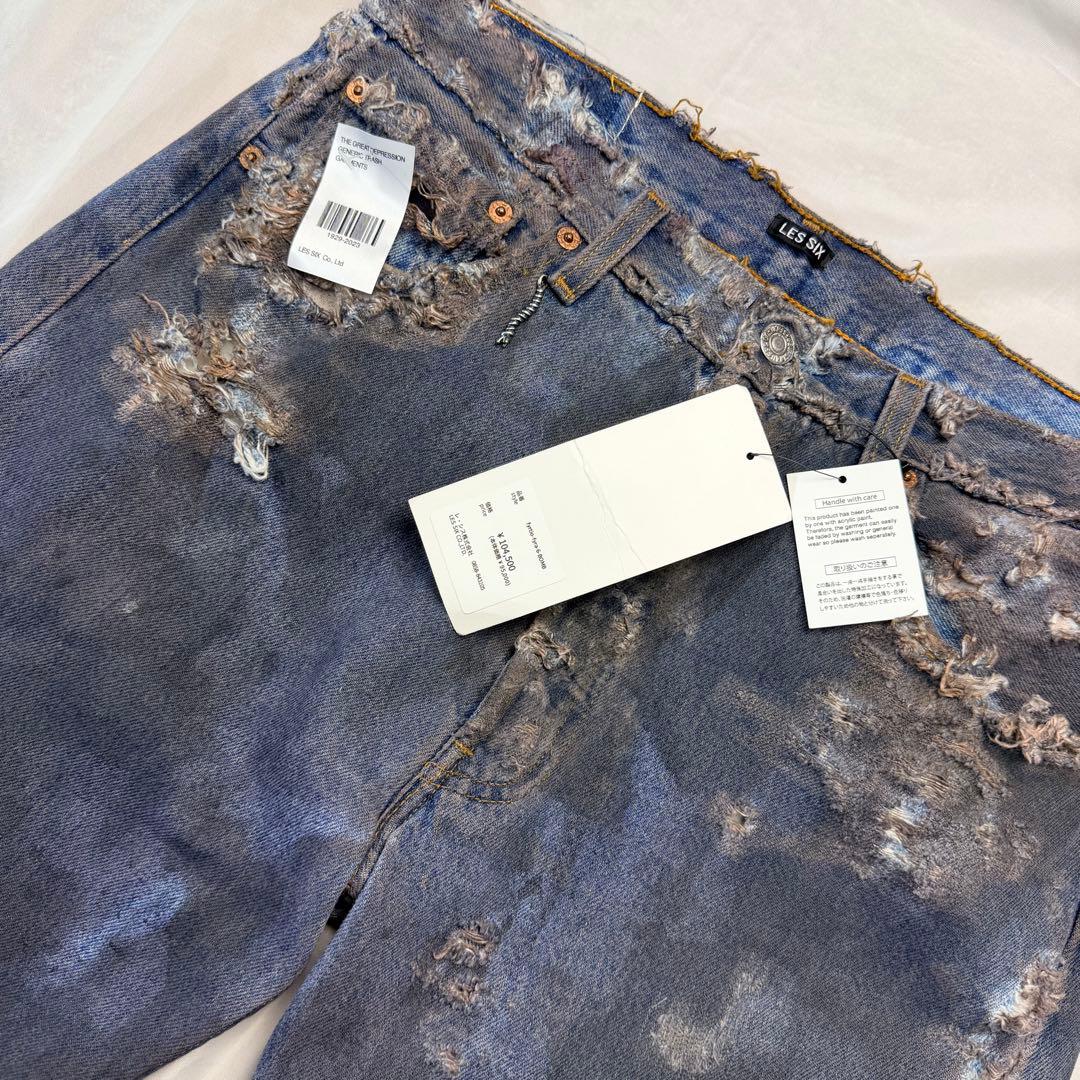 Les Six Levi's Remake Destroy Denim #QYGC1E