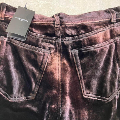 Tagged Saint Laurent Paris velour pants #QYELCL