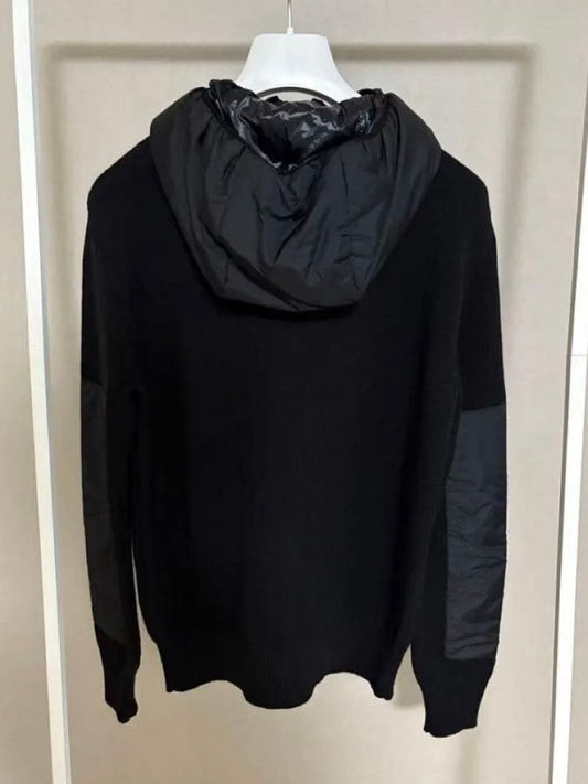 Moncler 2022-23 Autumn/Winter Hybrid Knit Parka, Size M #QY0VFM