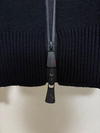 Moncler 2022-23 Autumn/Winter Hybrid Knit Parka, Size M #QY0VFM