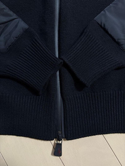 Moncler 2022-23 Autumn/Winter Hybrid Knit Parka, Size M #QY0VFM