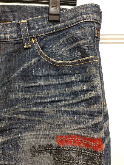 Size Number Nine Patched Half Denim Pants Soloist #QO8DZD
