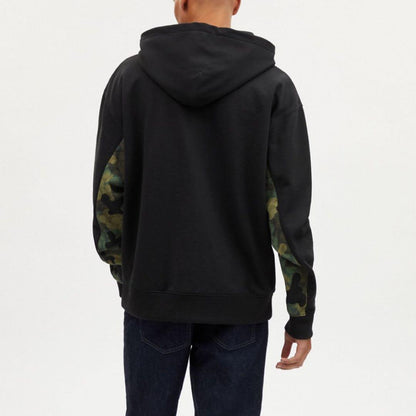 COACH hoodie, black, size L, with accessories #QYH5HS
