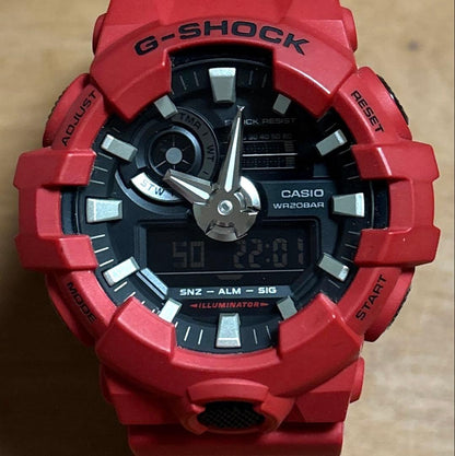 CASIO G-SHOCK GA-700 Coca-Cola Red Watch #QYAXL1
