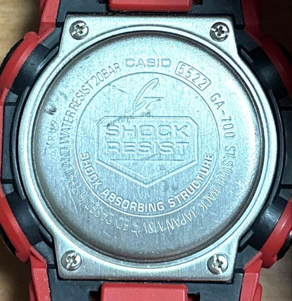 CASIO G-SHOCK GA-700 Coca-Cola Red Watch #QYAXL1