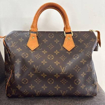Louis Vuitton Monogram Speedy 30 Handbag Classic #QYBDHA
