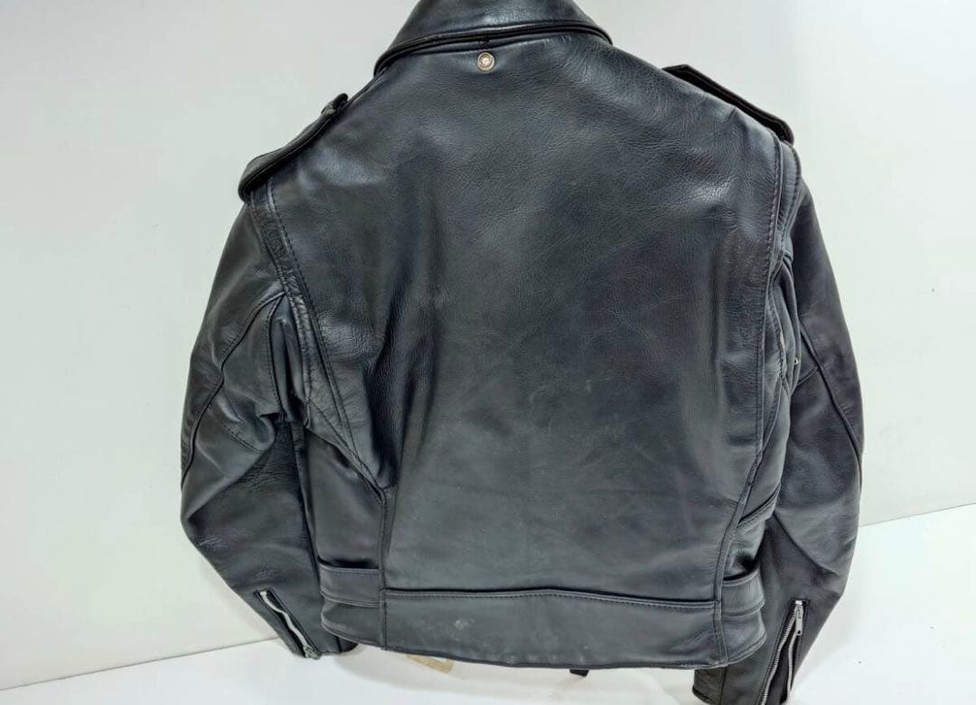 B140 Schott Double Rider Jacket Size 40 PERFECTO #QYCGCN