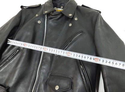 B140 Schott Double Rider Jacket Size 40 PERFECTO #QYCGCN