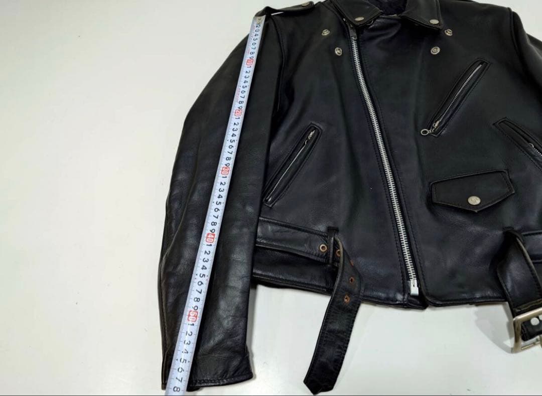 B140 Schott Double Rider Jacket Size 40 PERFECTO #QYCGCN