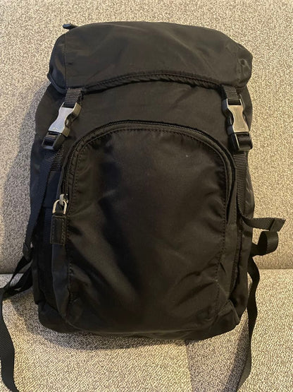 PRADA Black Backpack Nylon #QYFNOB