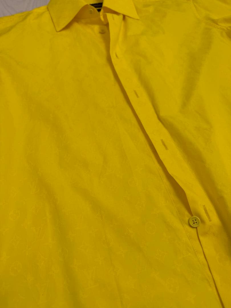 LOUIS VUITTON Yellow Long Sleeve Shirt #QYEDC9