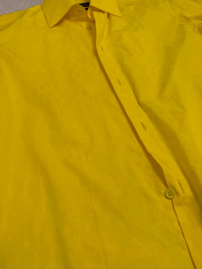 LOUIS VUITTON Yellow Long Sleeve Shirt #QYEDC9