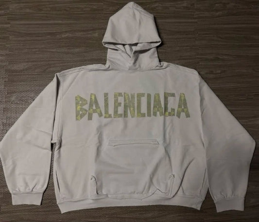 BALENCIAGA Tape Logo Hoodie #QY2KPO