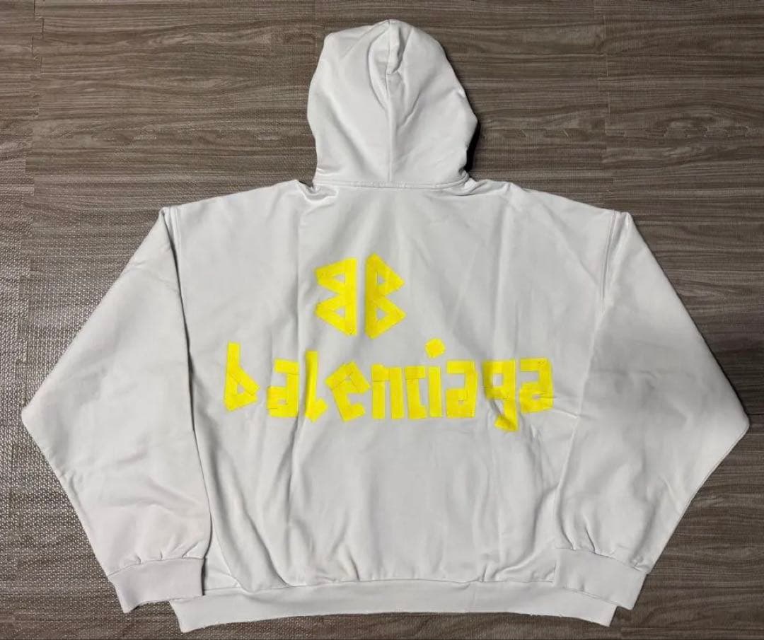 BALENCIAGA Tape Logo Hoodie #QY2KPO