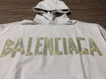 BALENCIAGA Tape Logo Hoodie #QY2KPO