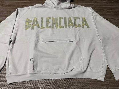 BALENCIAGA Tape Logo Hoodie #QY2KPO