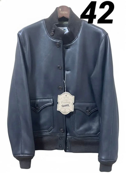 Y'2 LEATHER A1 Leather Jacket, XL #QYCGGE