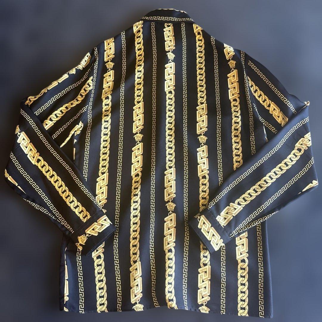 VERSACE Men's Silk Shirt Size 46 #QYD2ZQ