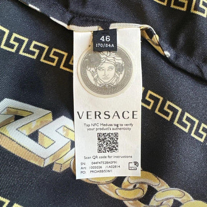 VERSACE Men's Silk Shirt Size 46 #QYD2ZQ
