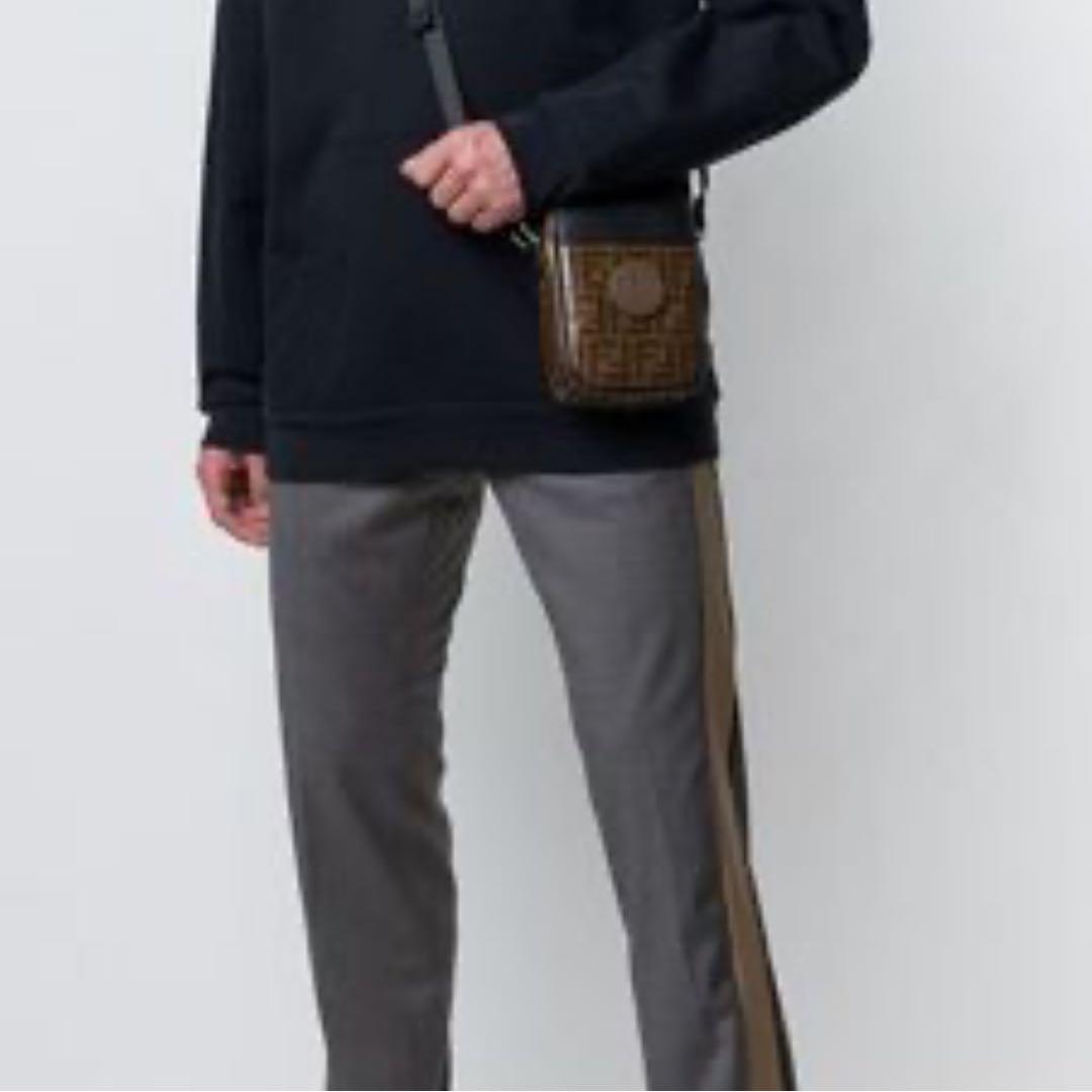FENDI Shoulder Bag Brown Canvas/Leather #QY2CYP