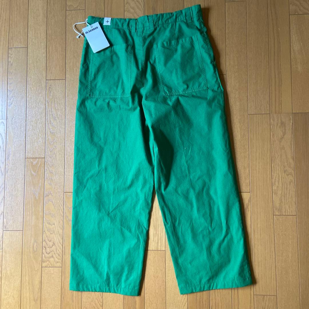 JIL SANDER Green Chinos, Size 48 #QYDIFJ