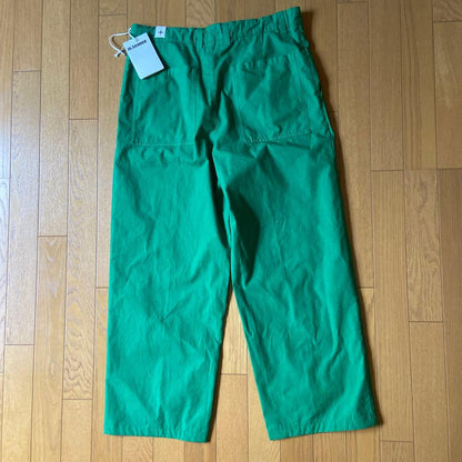 JIL SANDER Green Chinos, Size 48 #QYDIFJ