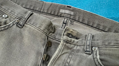 Dior Homme Denim Size 28, Gray, Stretch #PC380A