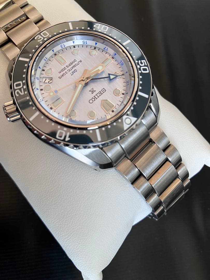 SEIKO Prospex GMT Diver 6R54 Ice Blue 110th Anniversary #QYIFZE