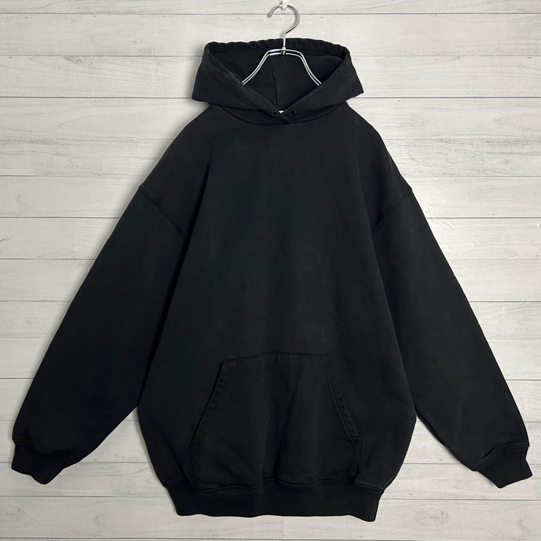 Balenciaga Back Logo Hoodie Pullover Hoodie Black #QY2LD3