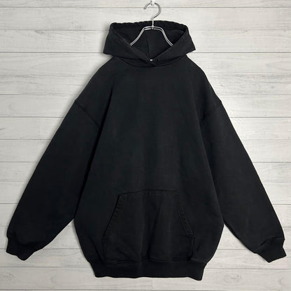 Balenciaga Back Logo Hoodie Pullover Hoodie Black #QY2LD3
