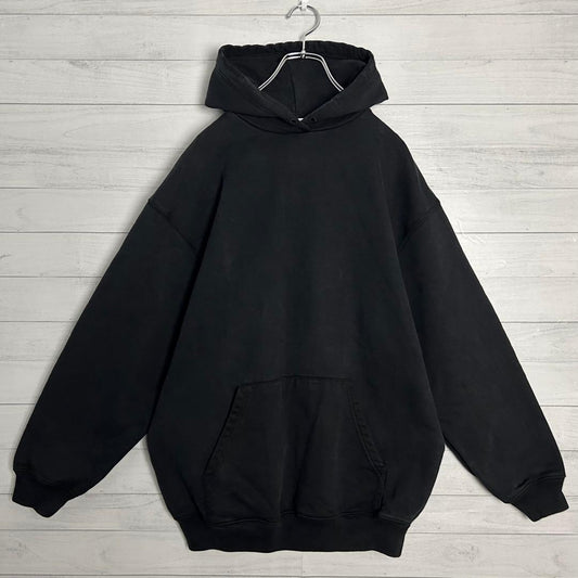 Balenciaga Back Logo Hoodie Pullover Hoodie Black #QY2LD3