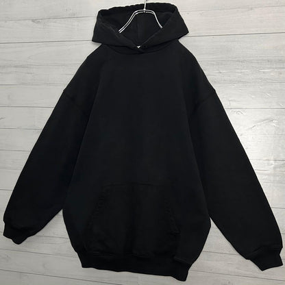 Balenciaga Back Logo Hoodie Pullover Hoodie Black #QY2LD3