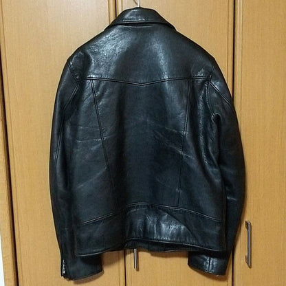 UNUSED Double Rider Jacket Sheepskin 3 #QYCV8C