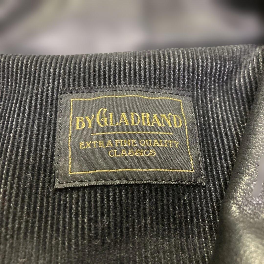 Made in Japan by Glad Hand Leather Jacket, Size L, Car Coat, Black Cowhi #QYKDE4