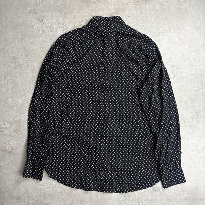Saint Laurent Paris all-over print rayon shirt, size 39, made in Italy, #QY4IBF