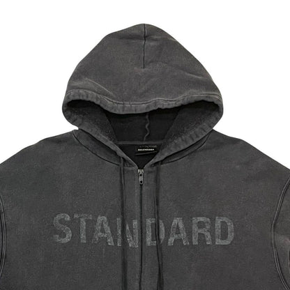 BALENCIAGA STANDARD Oversized Zip-Up Hoodie #QYAXU9