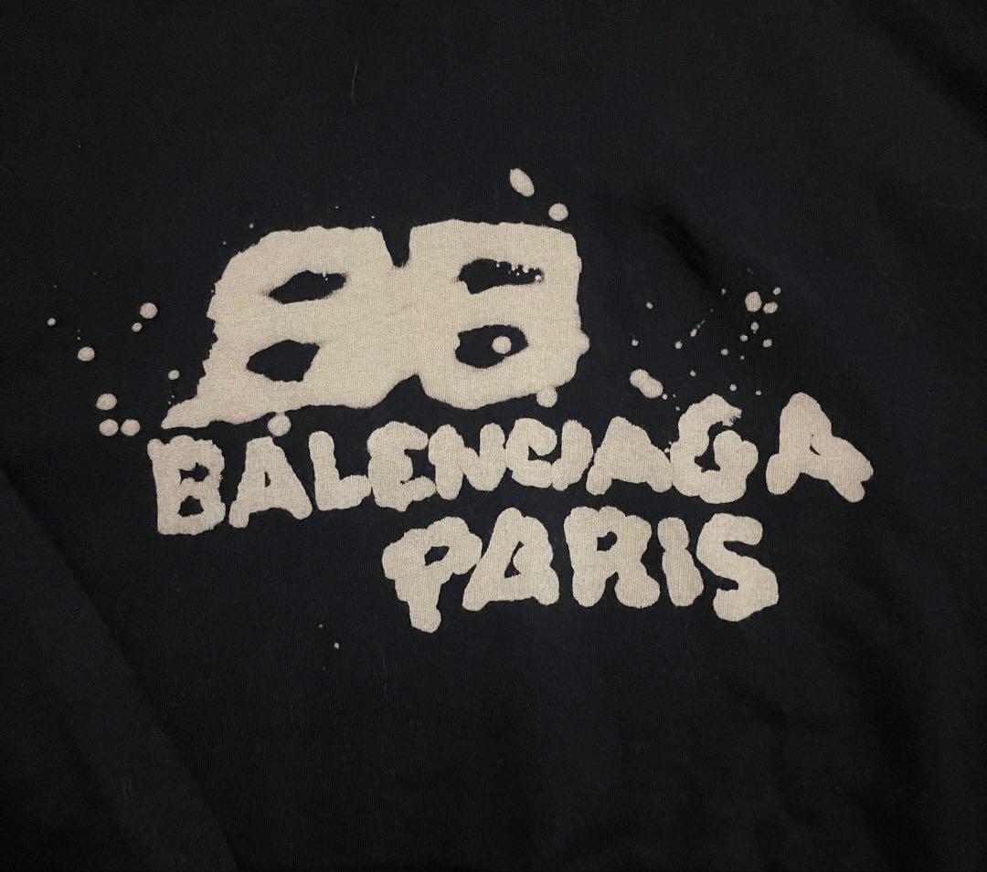 BALENCIAGA Black Hoodie XXS #QYFVB6
