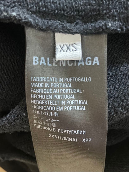 BALENCIAGA Black Hoodie XXS #QYFVB6