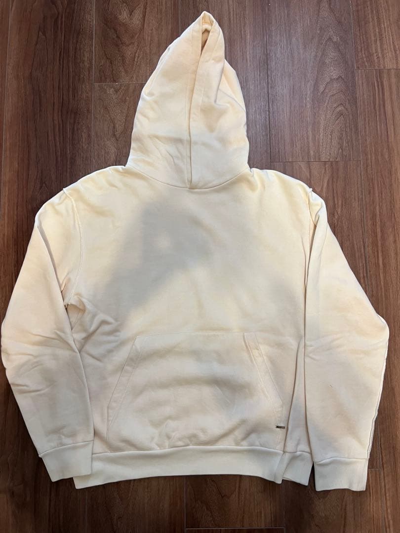 LOUIS VUITTON Inside-Out Pullover Hoodie, Size S, White #QYAQJR