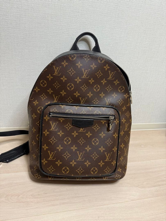 LOUIS VUITTON Monogram Canvas Backpack Zip Front Pocket #QYBLE8